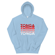 Red and White Tonga Repeat *ADULT HOODIE*