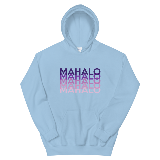 Purple Mahalo Repeat *ADULT HOODIE*