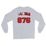 Tonga 676 - Flag with Black Border (front/back) *ADULT LONG SLEEVE*