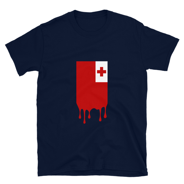 Drip Tonga - Flag Vertical *ADULT SHORT SLEEVE*