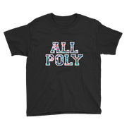 ALL POLY Floral ~ Collegiate *KIDS SHORT SLEEVE*