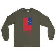 Drip Samoa - Flag Vertical *ADULT LONG SLEEVE*