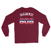 Hawaii 808 Union Jack - Flag Jersey with White Border (front/back) *ADULT LONG SLEEVE*