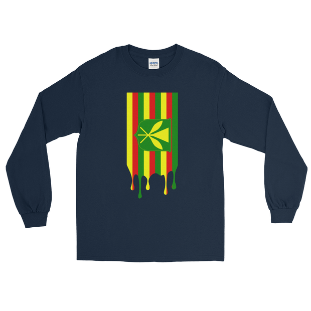 Drip Kanaka Maoli - Flag Vertical *ADULT LONG SLEEVE*