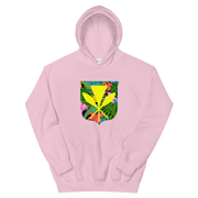 Kanaka Maoli Coat of Arms with Floral Shield *ADULT HOODIE*