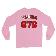 Tonga 676 - Flag with Black Border (front/back) *ADULT LONG SLEEVE*