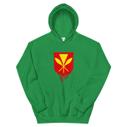 Kanaka Maoli Crest - Red *ADULT HOODIE*