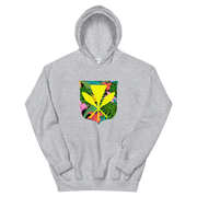 Kanaka Maoli Coat of Arms with Floral Shield *ADULT HOODIE*