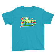 Aloha Script ~ Flag with White Border *KIDS SHORT SLEEVE*