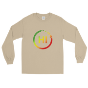 Hawaiian Islands Rings - HI - Kanaka Maoli color fade *ADULT LONG SLEEVE*