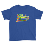 Aloha Script ~ Flag with White Border *KIDS SHORT SLEEVE*