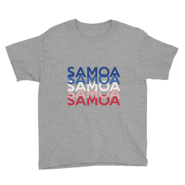 Red, White, and Blue Samoa Repeat *KIDS SHORT SLEEVE*