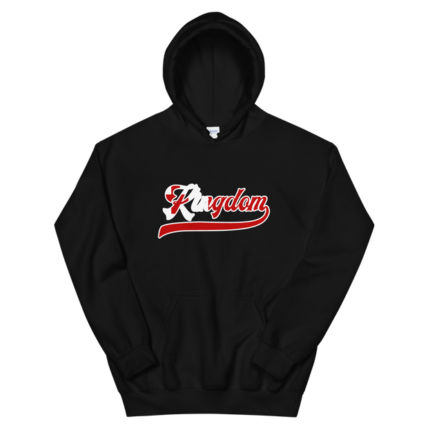 Kingdom Script ~ Flag with White Border *ADULT HOODIE*