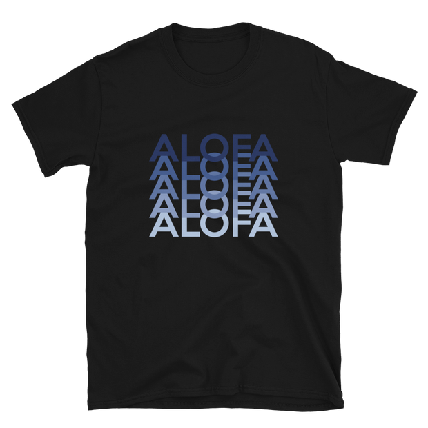 Blue Alofa Repeat *ADULT SHORT SLEEVE*