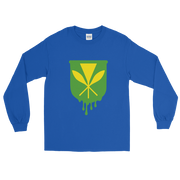 Kanaka Maoli Crest - Green *ADULT LONG SLEEVE*