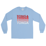 Red and White Tonga Repeat *ADULT LONG SLEEVE*