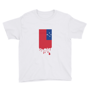 Drip Samoa - Flag Vertical *KIDS SHORT SLEEVE*