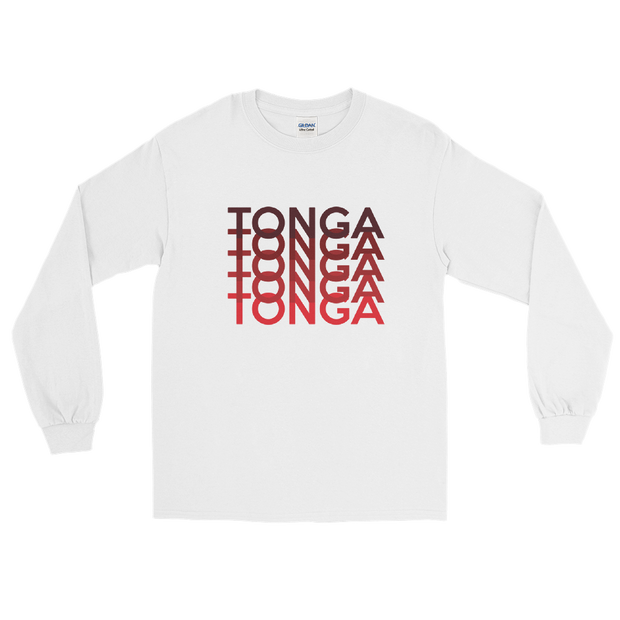 Red Tonga Repeat *ADULT LONG SLEEVE*