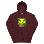 Kanaka Maoli Coat of Arms with Floral Shield *ADULT HOODIE*