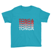 Red and White Tonga Repeat *KIDS SHORT SLEEVE*