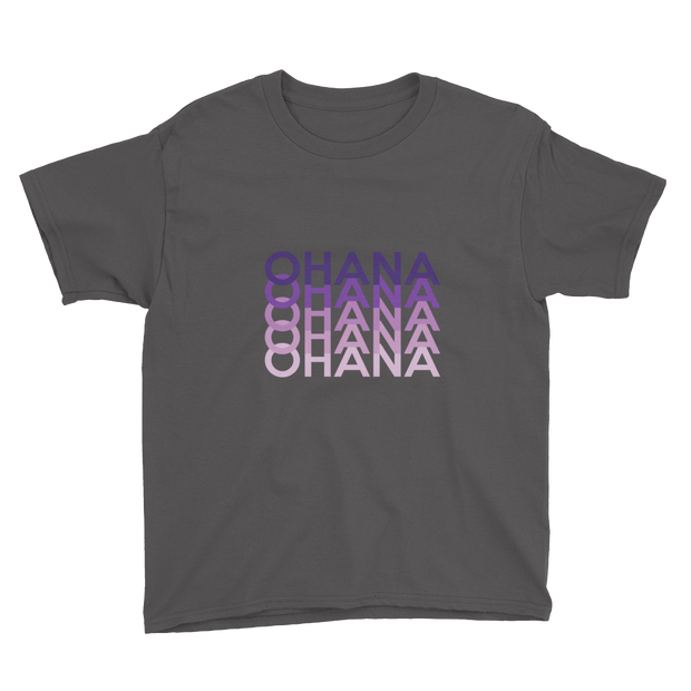 Purple Ohana Repeat *KIDS SHORT SLEEVE*