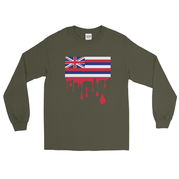 Drip Hawaii Union Jack - Flag Horizontal *ADULT LONG SLEEVE*