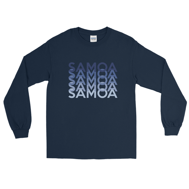 Blue Samoa Repeat *ADULT LONG SLEEVE*