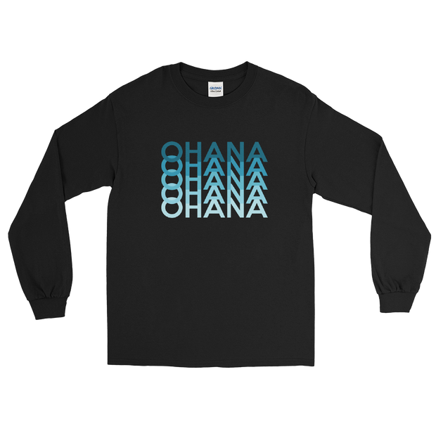 Blue Ohana Repeat *ADULT LONG SLEEVE*