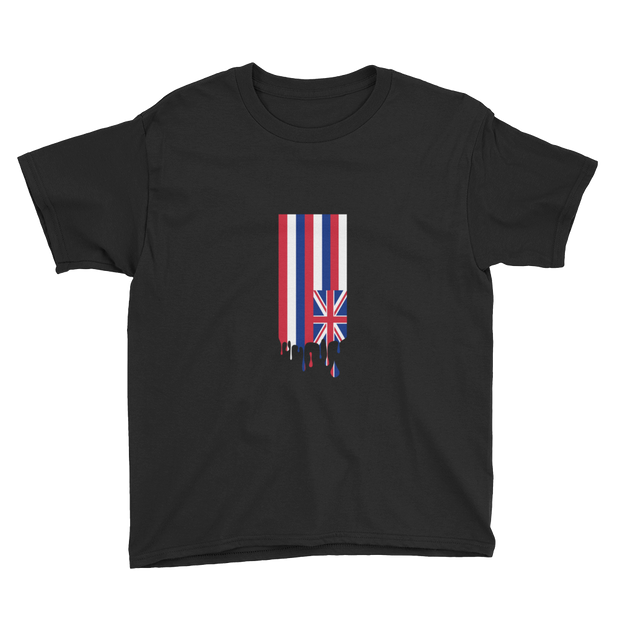 Drip Hawaii Sovereignty - Flag Vertical *KIDS SHORT SLEEVE*