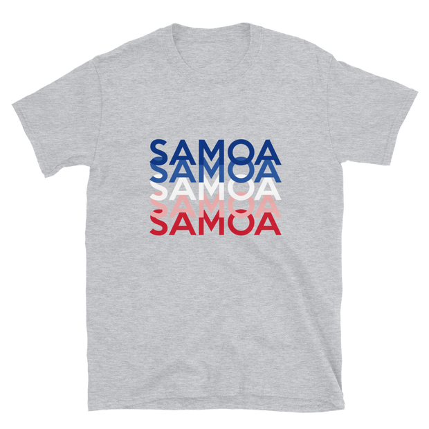 Red, White, and Blue Samoa Repeat *ADULT SHORT SLEEVE*