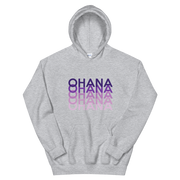 Purple Ohana Repeat *ADULT HOODIE*