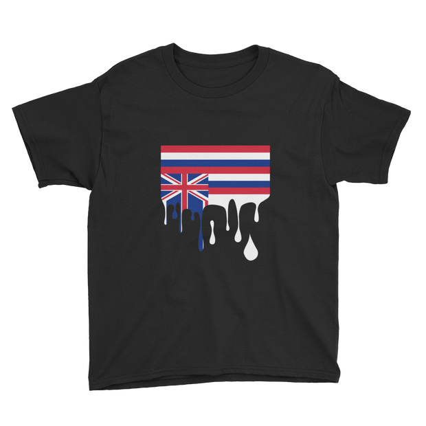 Drip Hawaii Sovereignty - Flag Horizontal *KIDS SHORT SLEEVE*