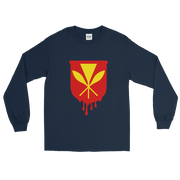 Kanaka Maoli Crest - Red *ADULT LONG SLEEVE*