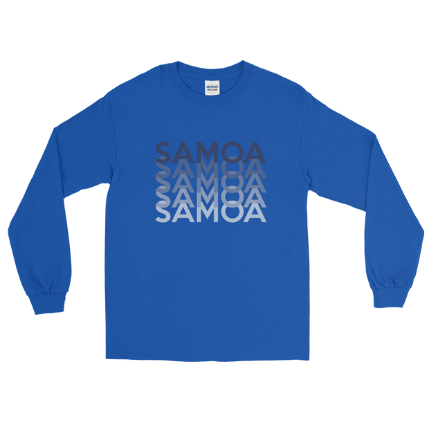 Blue Samoa Repeat *ADULT LONG SLEEVE*