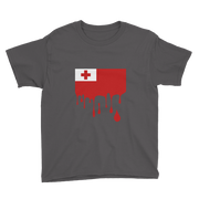 Drip Tonga - Flag Horizontal *KIDS SHORT SLEEVE*