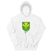 Kanaka Maoli Crest - Green *ADULT HOODIE*