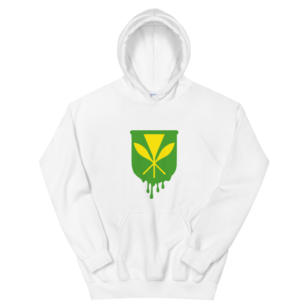 Kanaka Maoli Crest - Green *ADULT HOODIE*