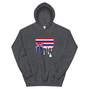 Drip Hawaii Sovereignty - Flag Horizontal *ADULT HOODIE*