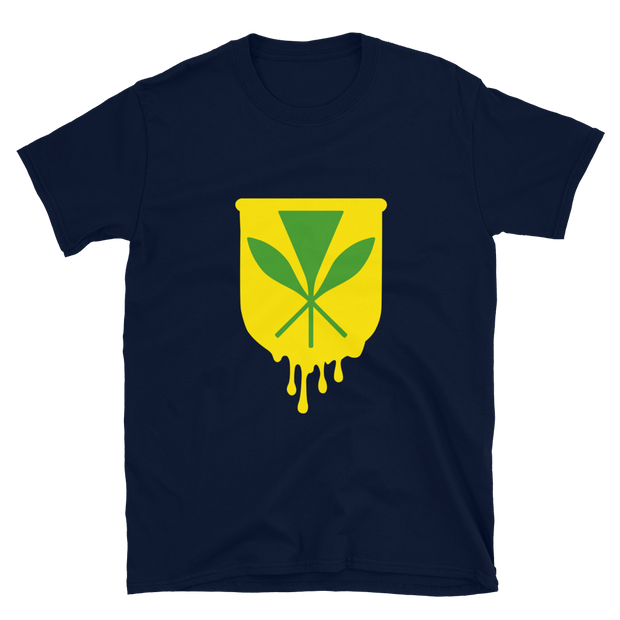 Kanaka Maoli Crest - Yellow *ADULT SHORT SLEEVE*