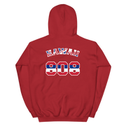 Hawaii 808 Union Jack - Flag Jersey with White Border (front/back) *ADULT HOODIE*