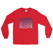 Blue Alofa Repeat *ADULT LONG SLEEVE*