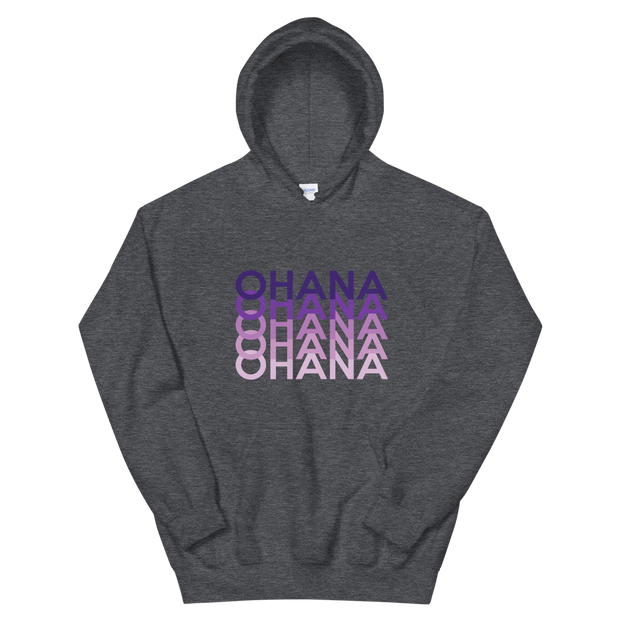 Purple Ohana Repeat *ADULT HOODIE*