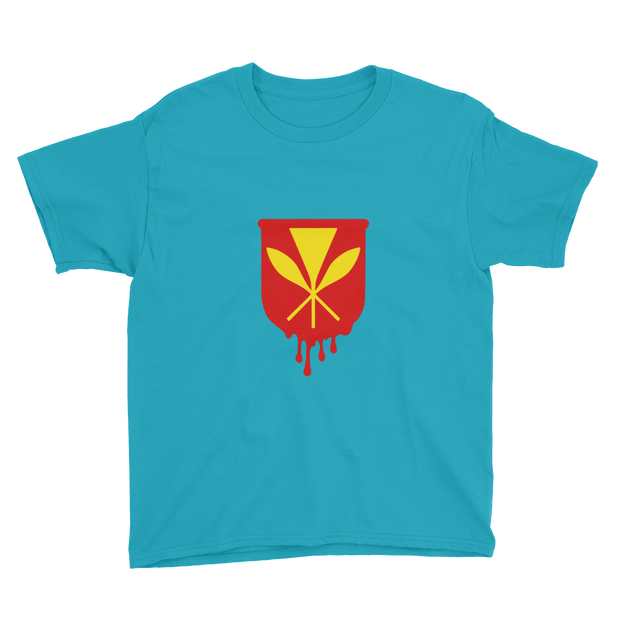 Kanaka Maoli Crest - Red *KIDS SHORT SLEEVE*