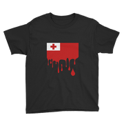 Drip Tonga - Flag Horizontal *KIDS SHORT SLEEVE*