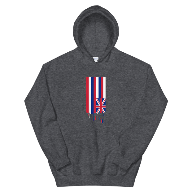 Drip Hawaii Sovereignty - Flag Vertical *ADULT HOODIE*