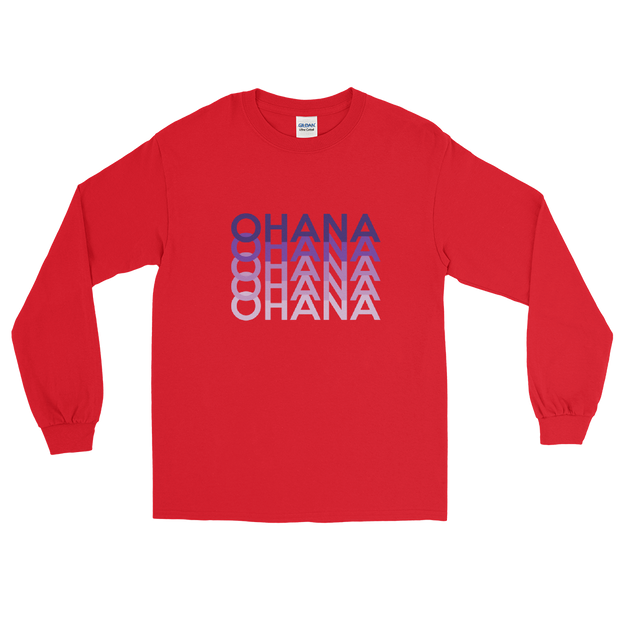 Purple Ohana Repeat *ADULT LONG SLEEVE*