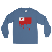 Drip Tonga - Flag Horizontal *ADULT LONG SLEEVE*