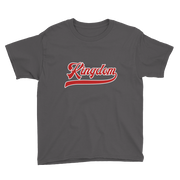 Kingdom Script ~ Red with White Border *KIDS SHORT SLEEVE*