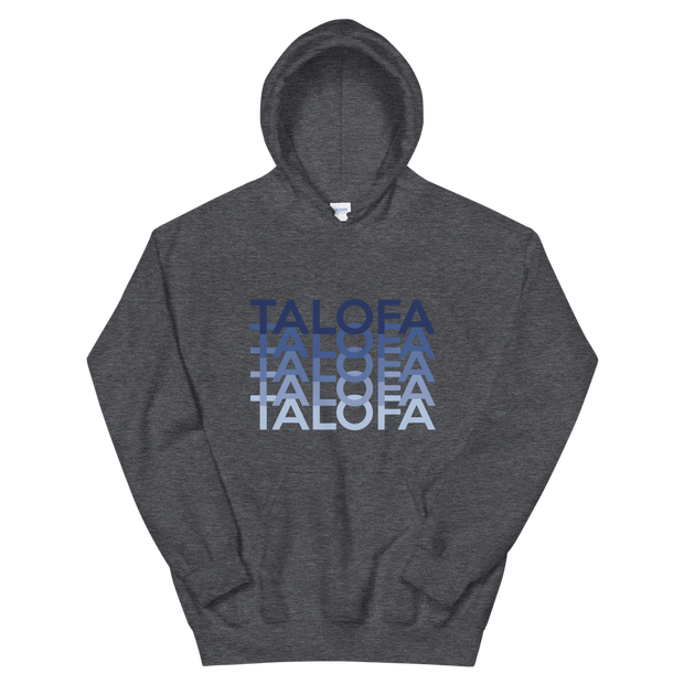 Blue Talofa Repeat *ADULT HOODIE*