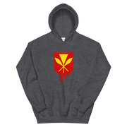 Kanaka Maoli Crest - Red *ADULT HOODIE*